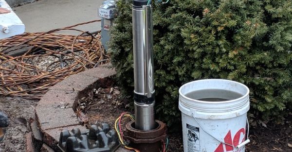Service man servicing a broken sink