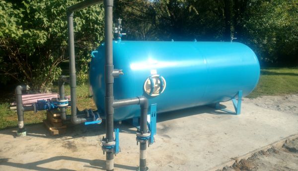 Commercial ASME pressure pump installed by Brockhouse Well & Pump