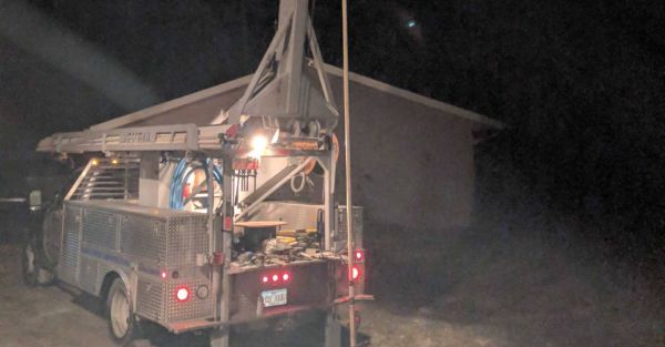 Brockhouse Well & Pump drilling a well