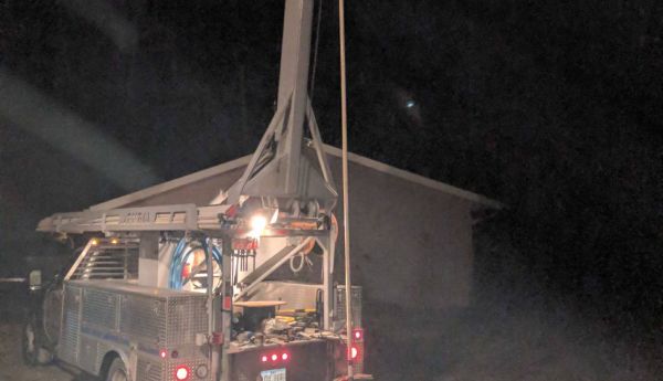 well being drilled with a brockhouse well and pump rig