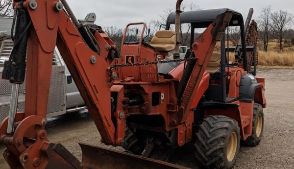 Trencher used by Brockhouse Well & Pump